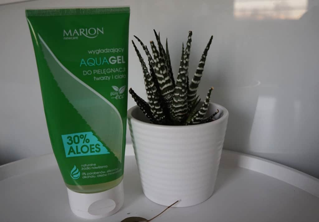 Marion, 30% Aloes, aqua gel do pielęgnacji twarzy i ciała