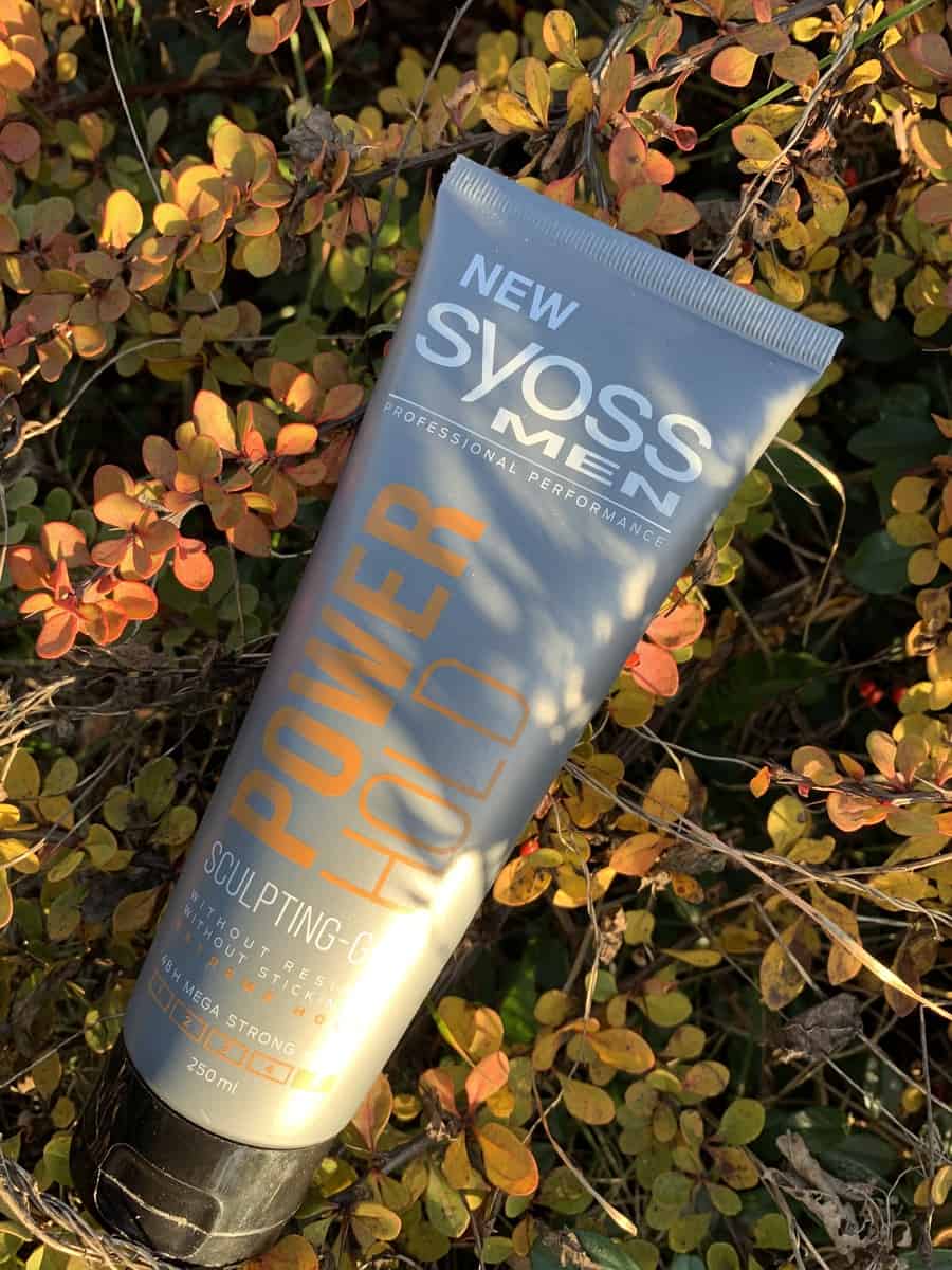 Syoss men power hold |  gel for curly hair
