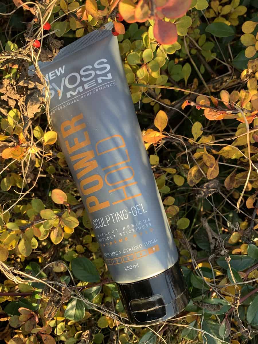 Syoss men power hold |  gel for curly hair