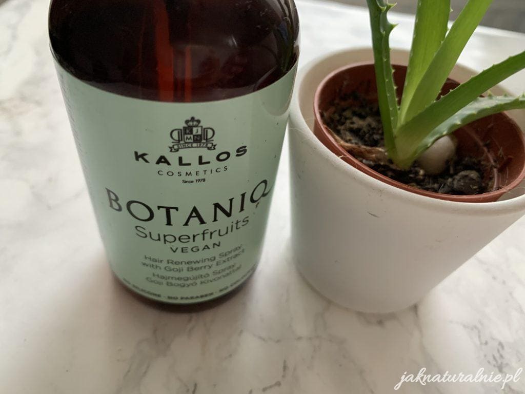 Kallos BOTANIQ Superfruits, odświeżający spray do włosów