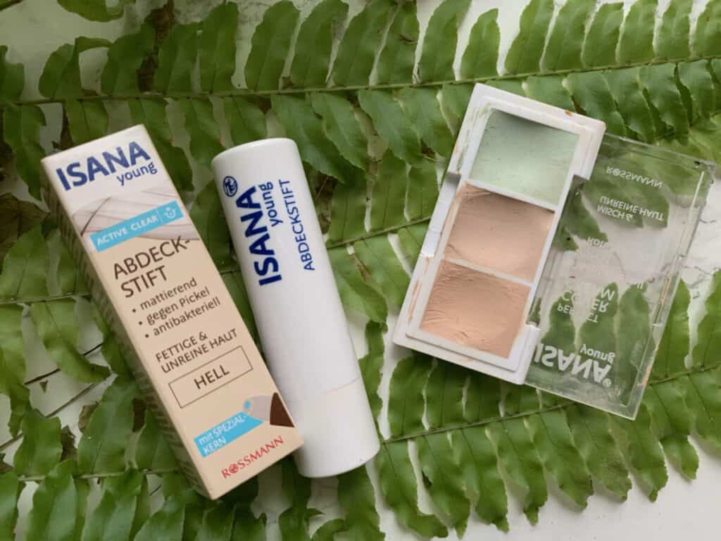 Isana young, cheap concealers with a good composition from Rossmann