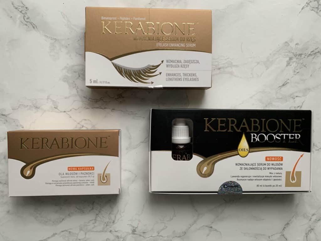 Kerabione capsules, eyelash serum, Booster Oils - is it worth it?