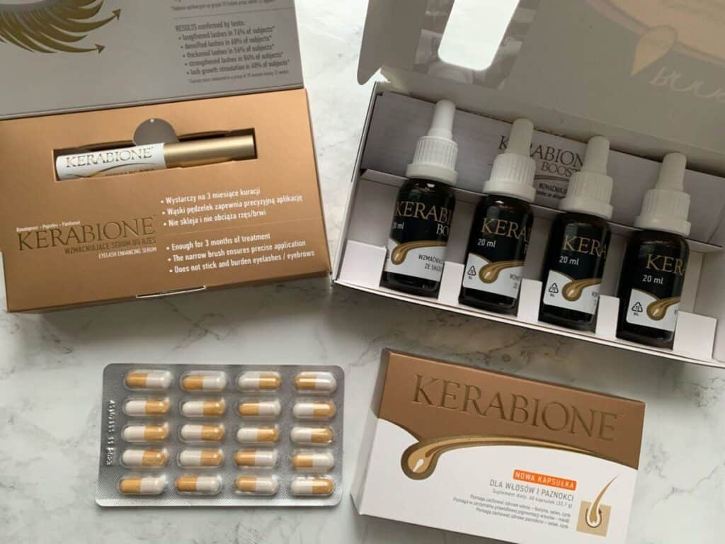 Kerabione Booster Oils, a strengthening serum for hair prone to falling out
