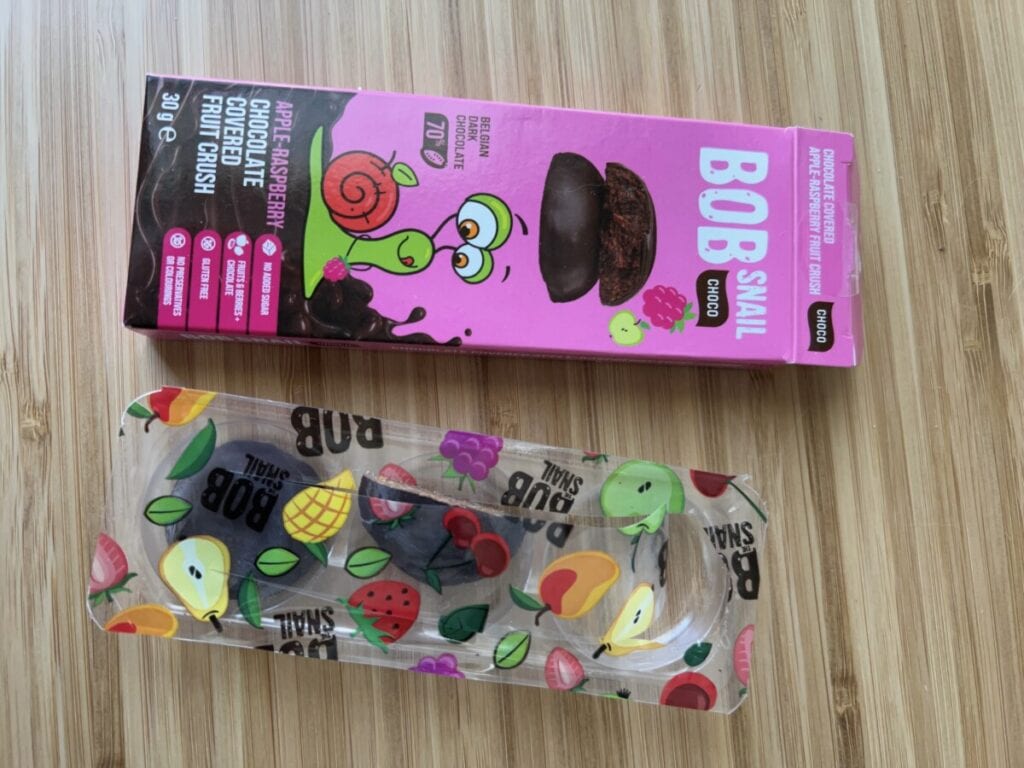 BOB SNAIL apple-raspberry snack | keto fit reviews